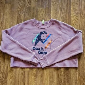 JVN Pink Crop Sweatshirt